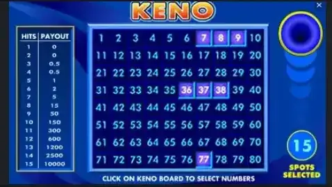 星空体育彩票游戏极速KENO，享受极速开奖的快感